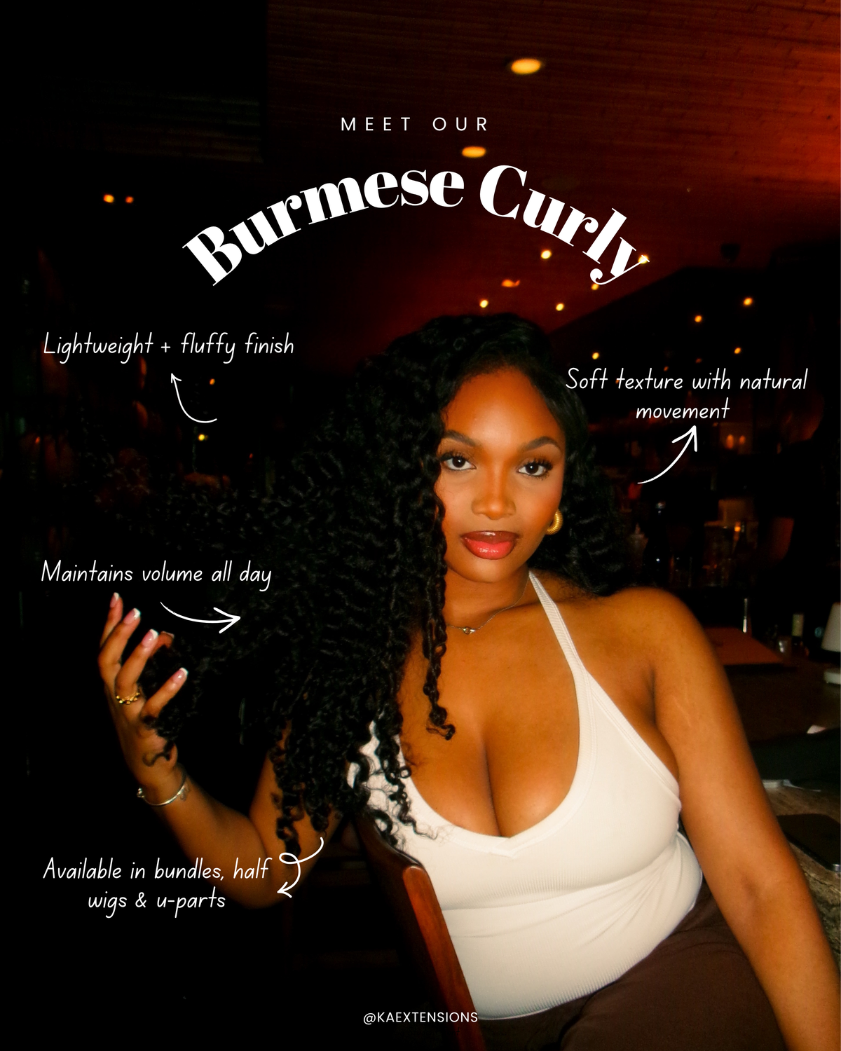 BURMESE CURLY XTENSIONS
